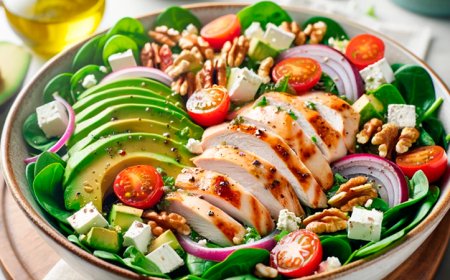 Şəkər xəstələri üçün resept: Toyuq və Avokado Salatı