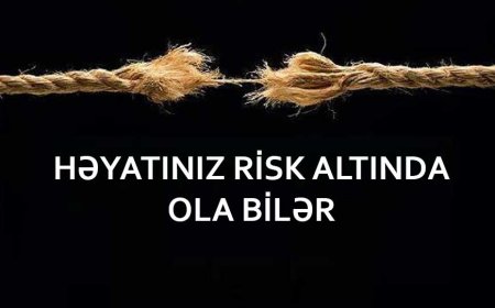 5 təhlükəli simptom: həyatınızı risk altına atmayın!