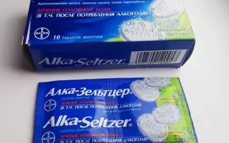 Alka-Seltzer fışıldayan tabletlər