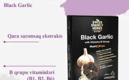 Black garlic b qrup vitaminləri