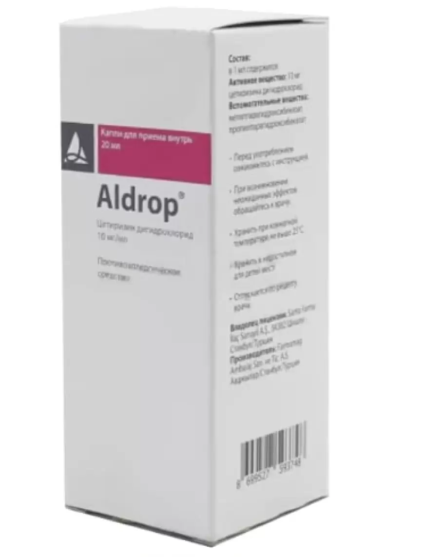 Aldrop 10 mq/ml 20 ml (oral damcı)