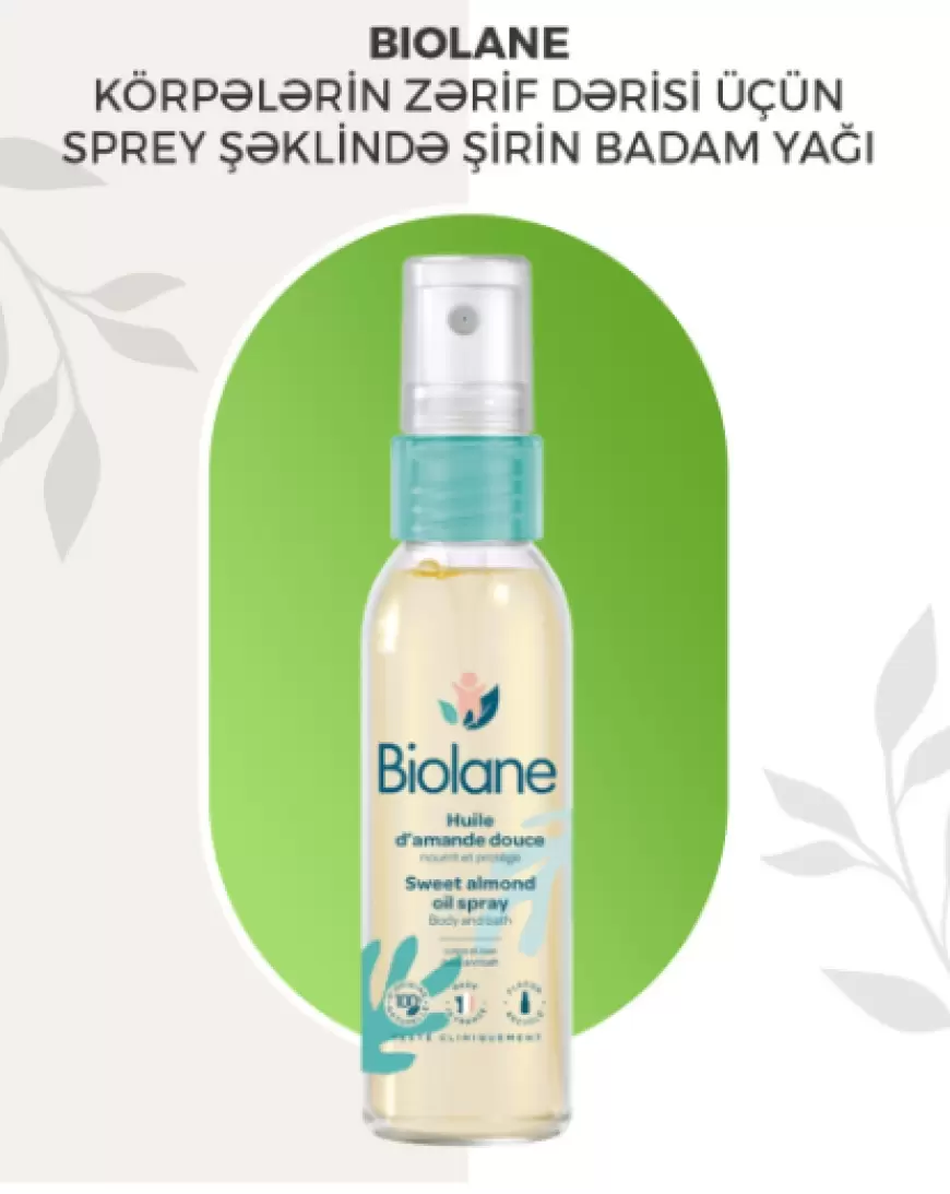 Biolane şirin badam yağı sprey 75 ml