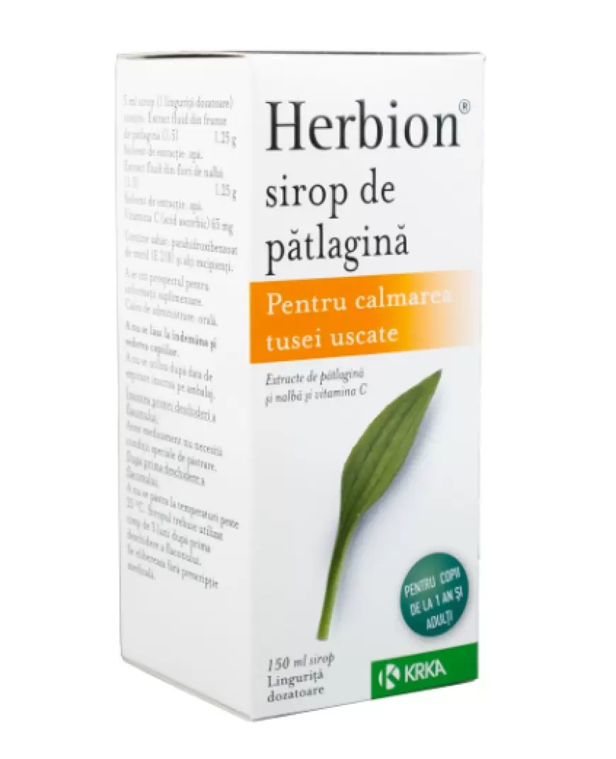 Herbion quru öskürək üçün sirop (bağayarpağı)