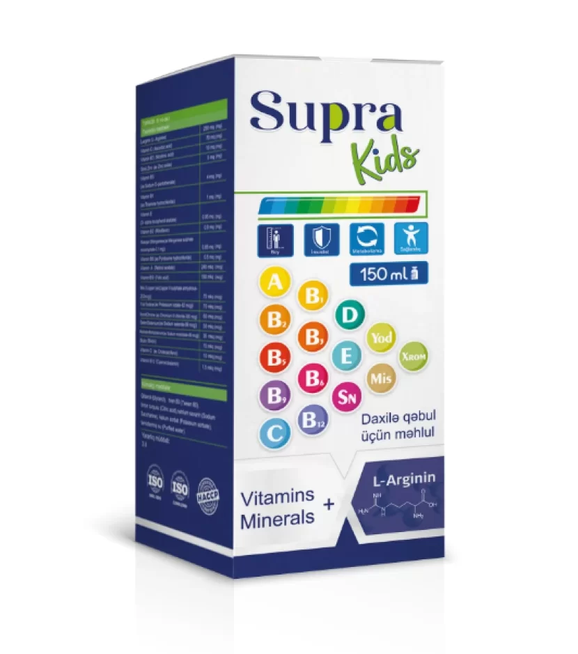 Supra kids sirop nə üçündür?