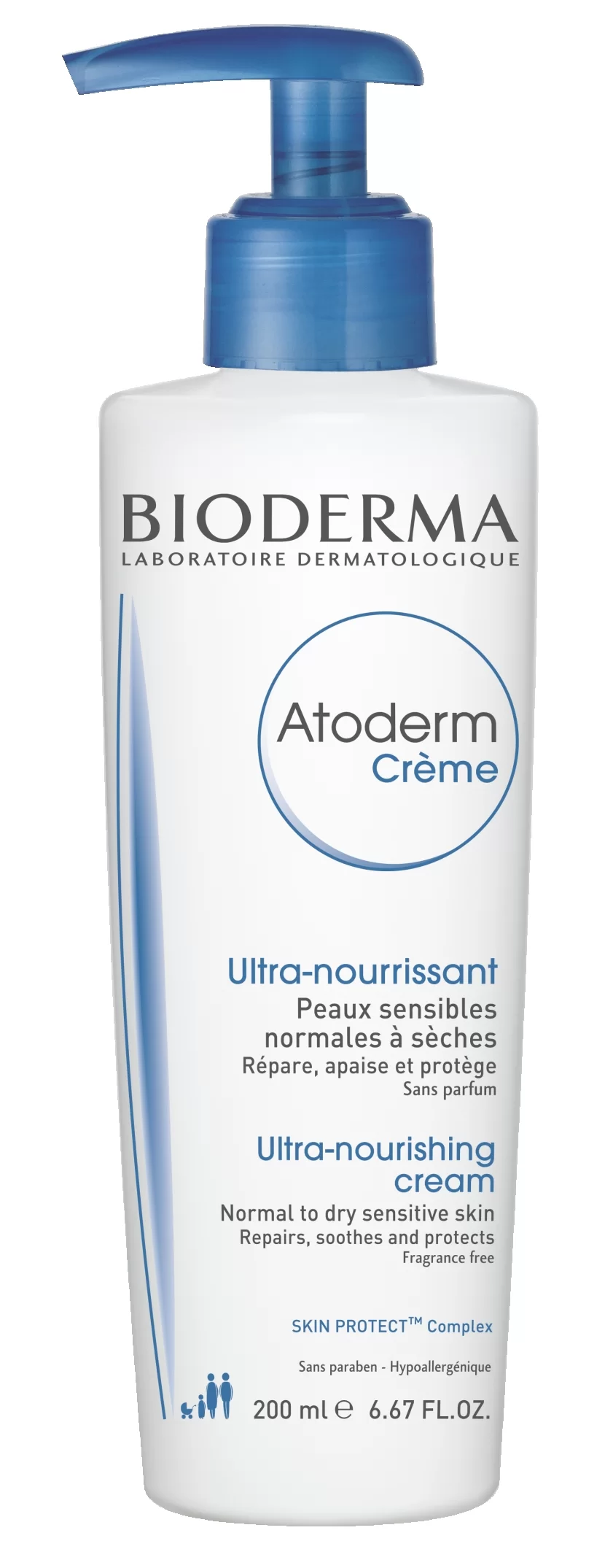 Atoderm krem 200 ml üz və bədən quru dərilər üçün