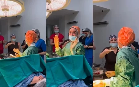 Əməliyyat zamanı doğum gününü qeyd edən həkim işdən çıxarıldı