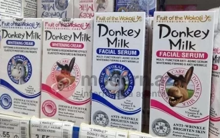 Bakıda marketdə eşşək südü satılır?