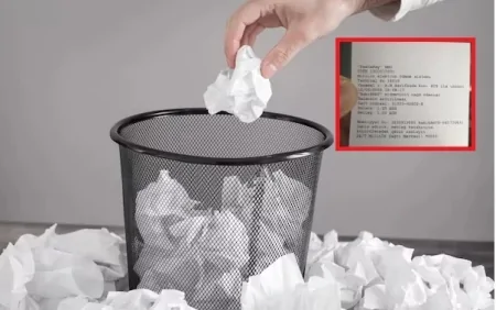 Diqqət! Ödəniş çeklərini zibilliyə atmayın